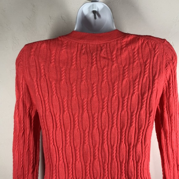 Banana Republic with Italian yarn by Filpucci coral sweater size small - Picture 7 of 10